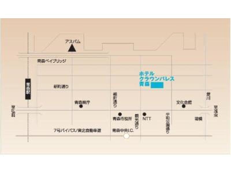 Hotel Crown Palais Aomori Exterior foto